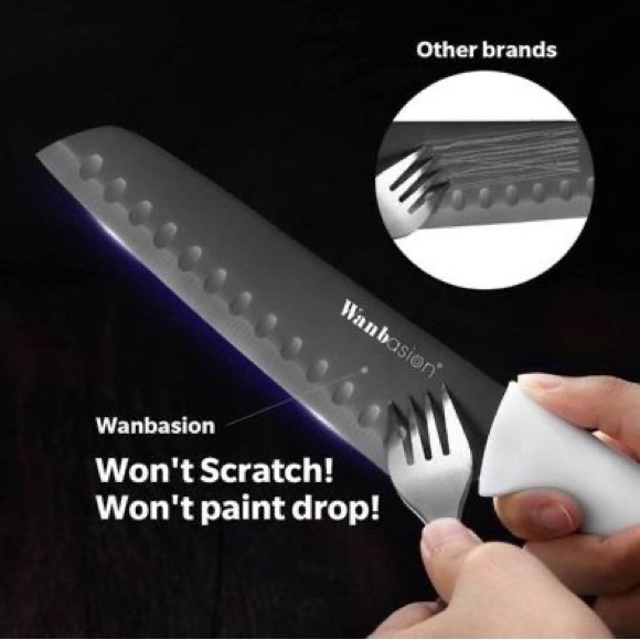 New Wanbasion 16 Pieces Kitchen Knife Set - Picture 3 of 7